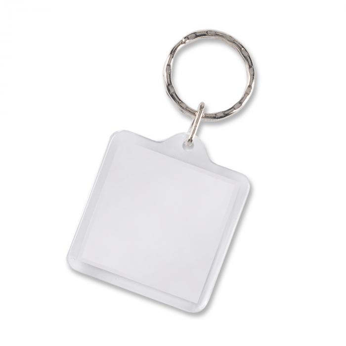 Square Lens Key Ring