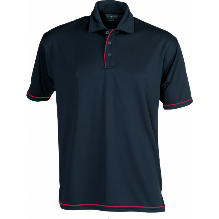 Stencil Mens Cool Dry2 Polo S/S