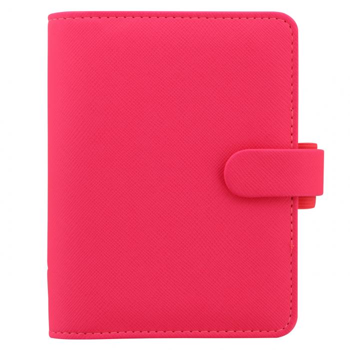 FF Saffiano Fluoro Pocket Organiser