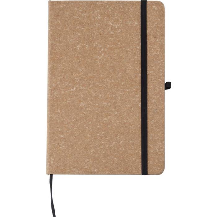 Recycled leather notebook (A5) Gianna
