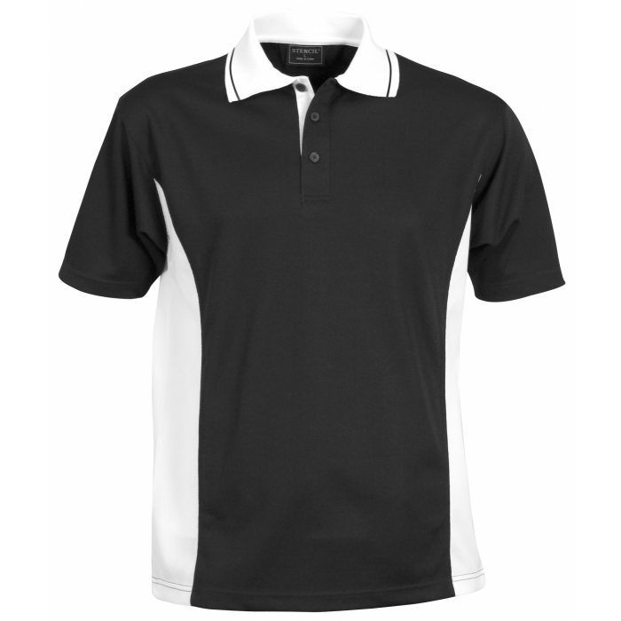 Stencil Mens Active Polo S/S