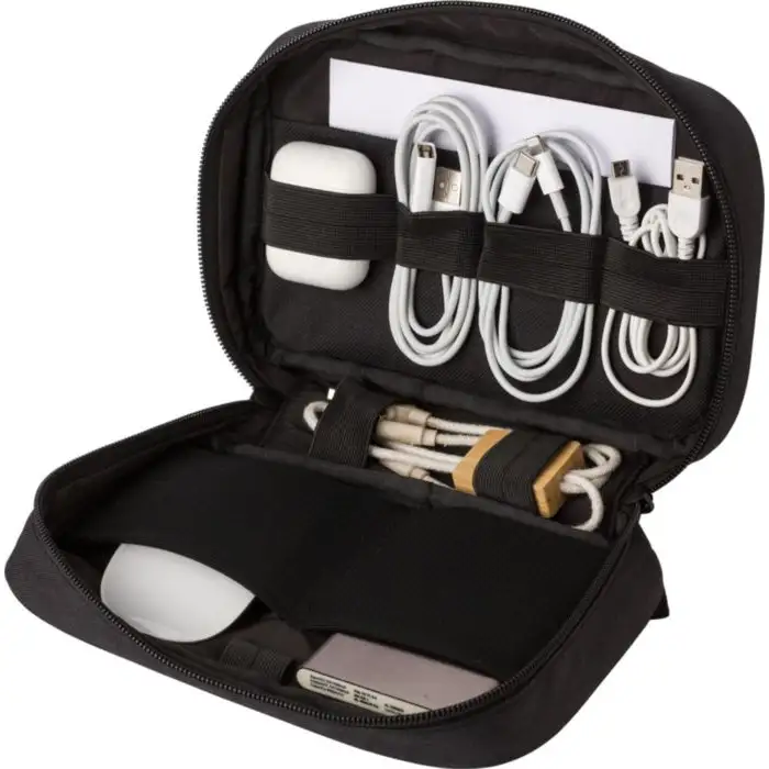 rPEt 300D polyester travel pouch Calix