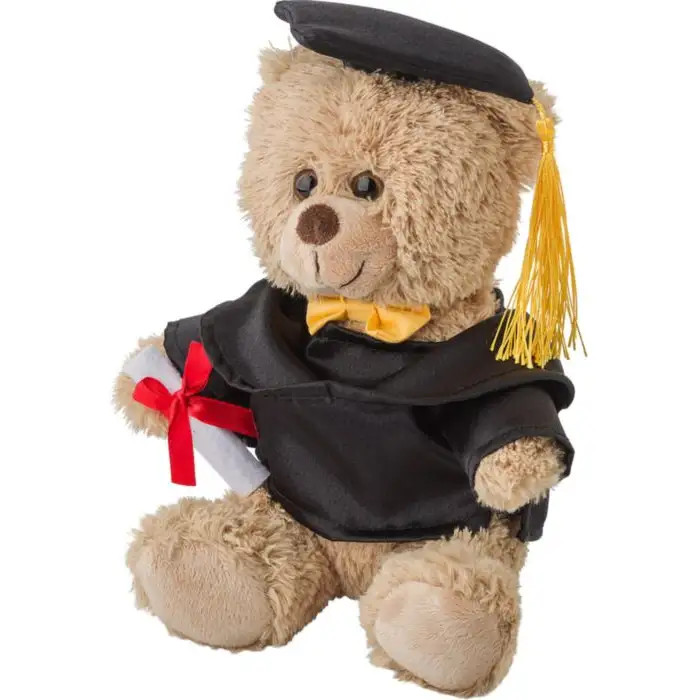 Plush graduation bear Magnus