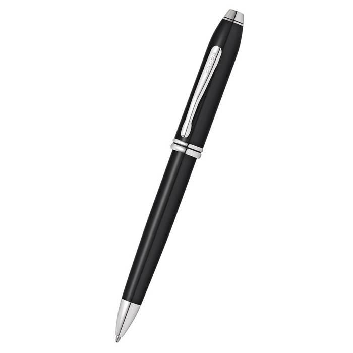 Cross Townsend Black Micro Knurl and Black PVD BP NEW