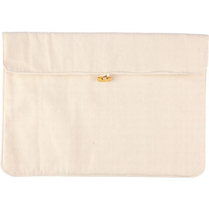 Cotton (220 gr/m2) laptop pouch Dirk