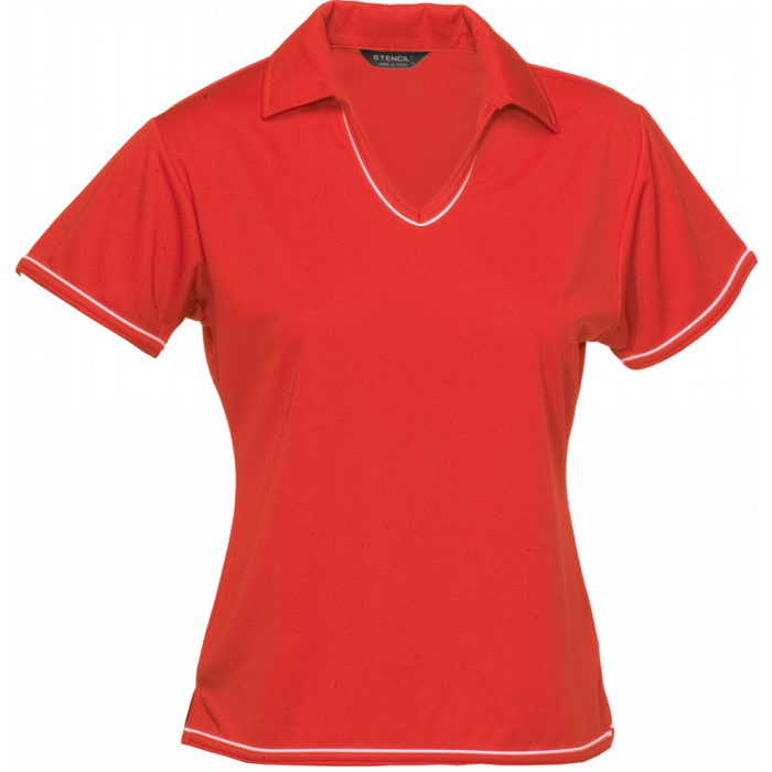 Stencil Ladies Cool Dry2 Polo S/S