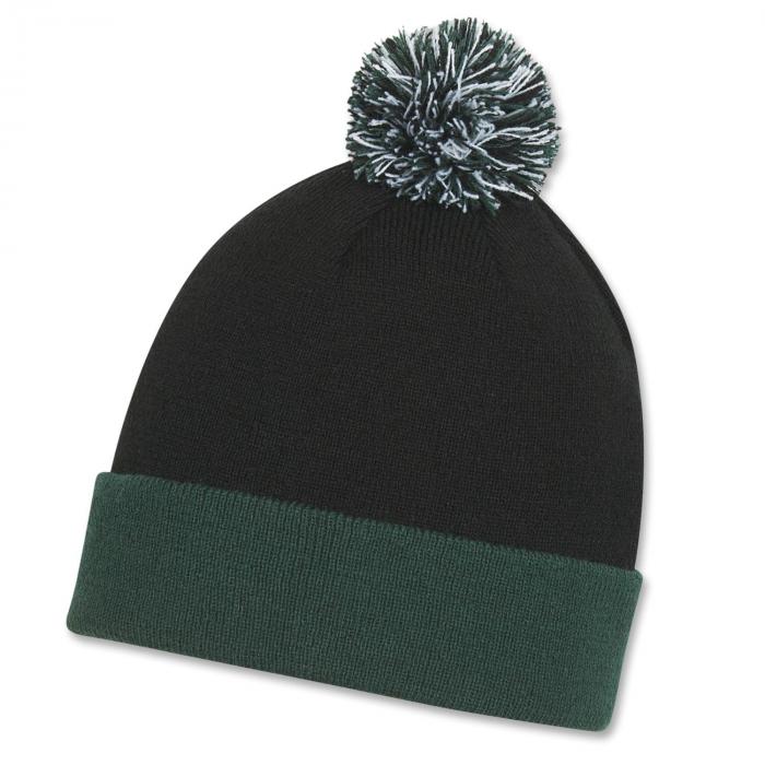 Knit Pom Cuff Beanie