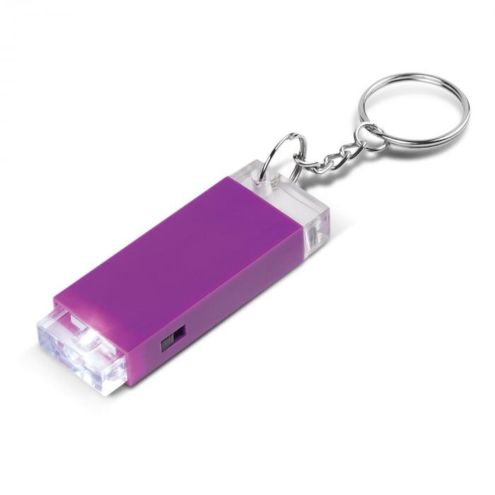 Crystal Block LED Key Chain