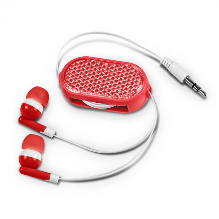 Retractable Reflective Earbuds