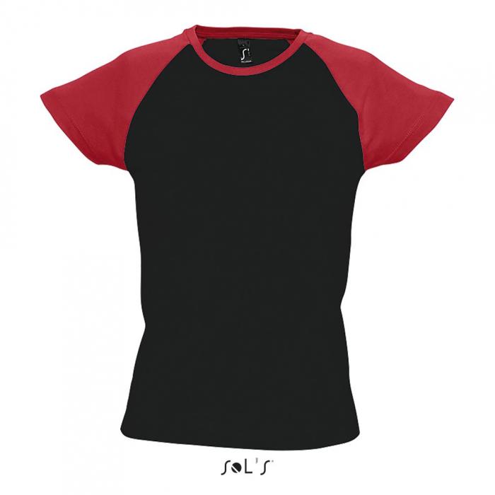 Milky Women's Two Colour Raglan Sleeve T-shirt