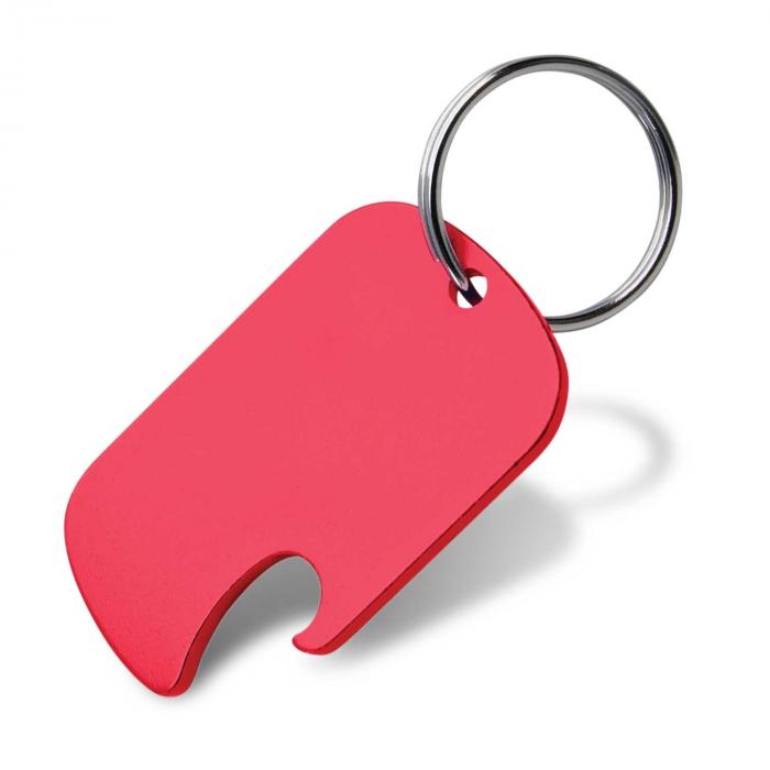 Dog Tag Bottle Opener Key Ring