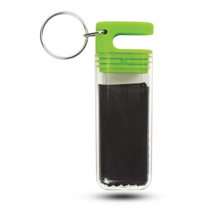 Cleaning Cloth And Phone Stand Combo With Key Tag