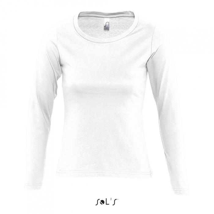 Majestic Women's Round Neck Long Sleeve T-shirt