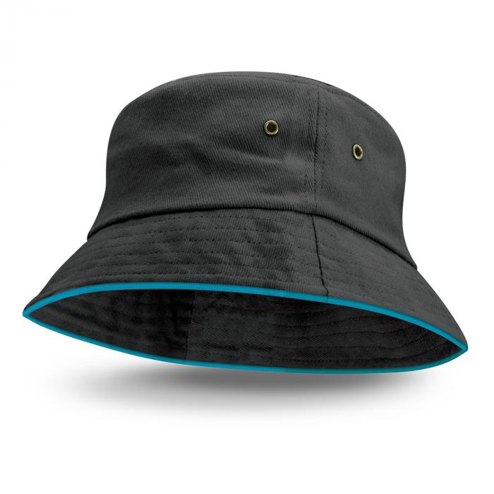 Bondi Premium Bucket Hat - Coloured Sandwich Trim