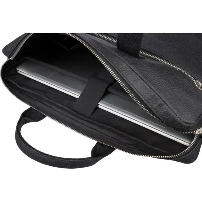 Tomato leather laptop bag Lillian
