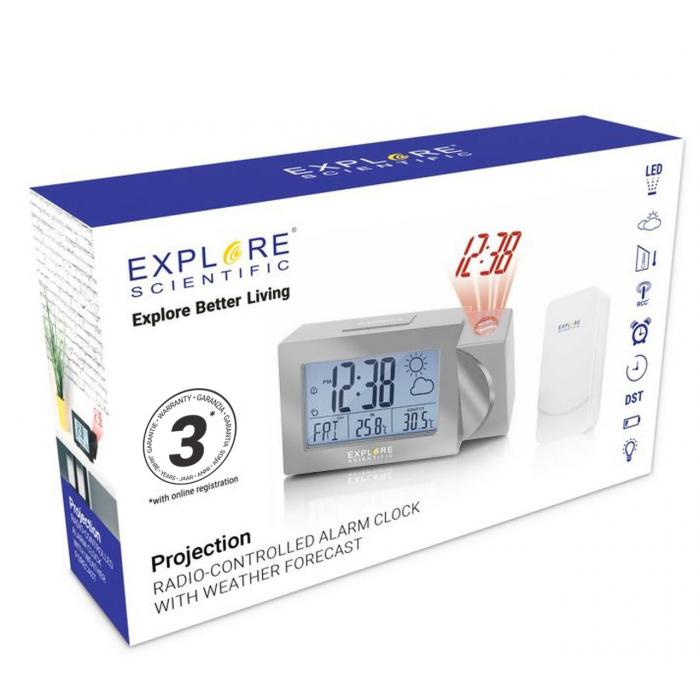 Custom Printed Promotional Weather Projection Clock NZ Custom Gear