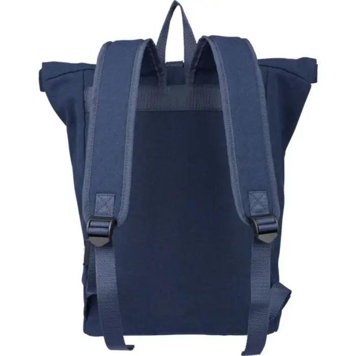 Recycled polycotton (330 gsm) rolltop backpack Thaddeus
