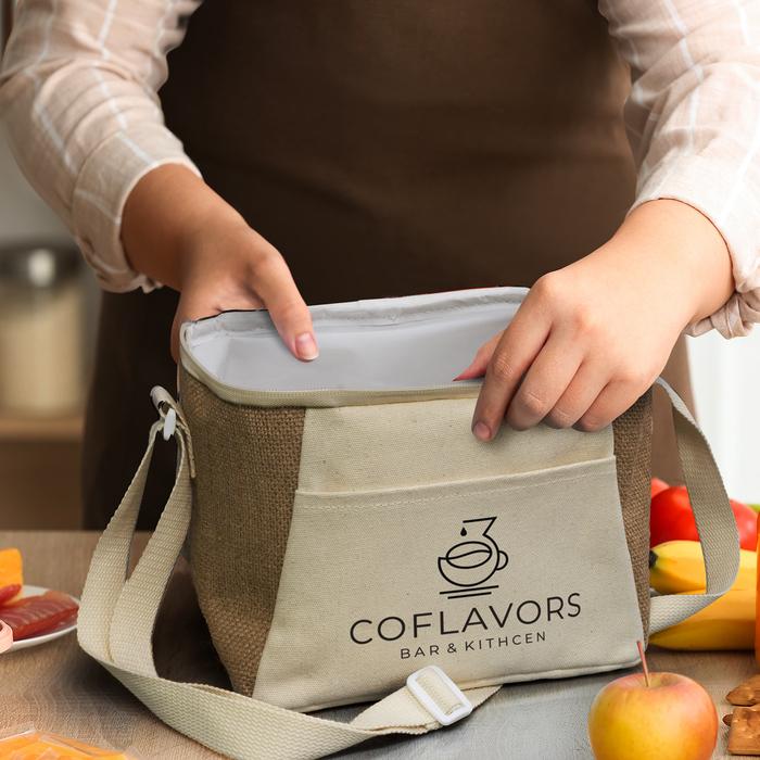 Jute Cooler Bag 6L