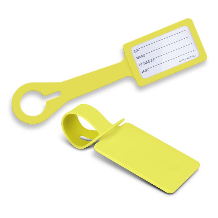 Flexible Silicone Luggage Tag