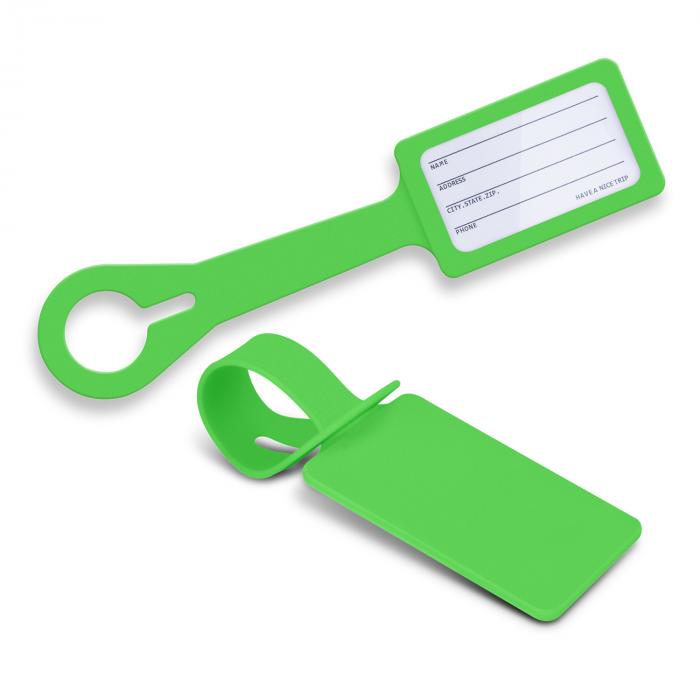 Flexible Silicone Luggage Tag