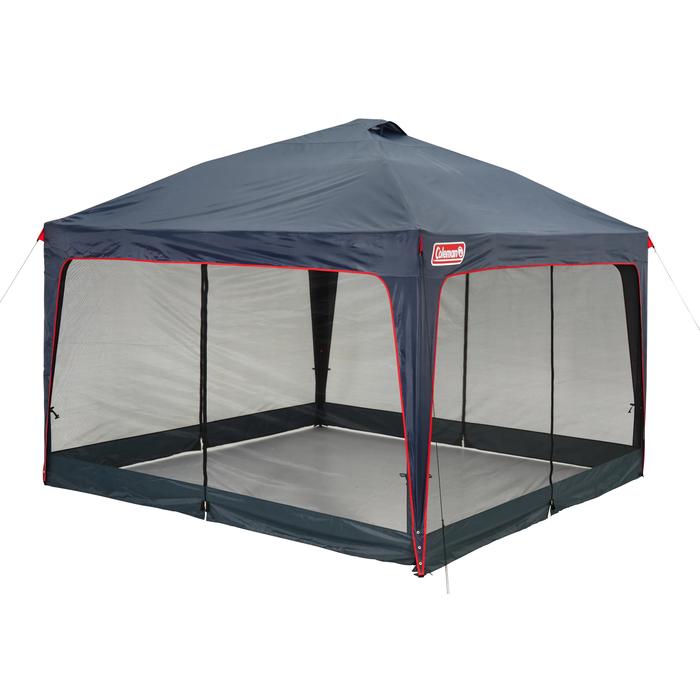 Lighted Portable Gazebo With Mesh Walls 3. 6x3. 6m