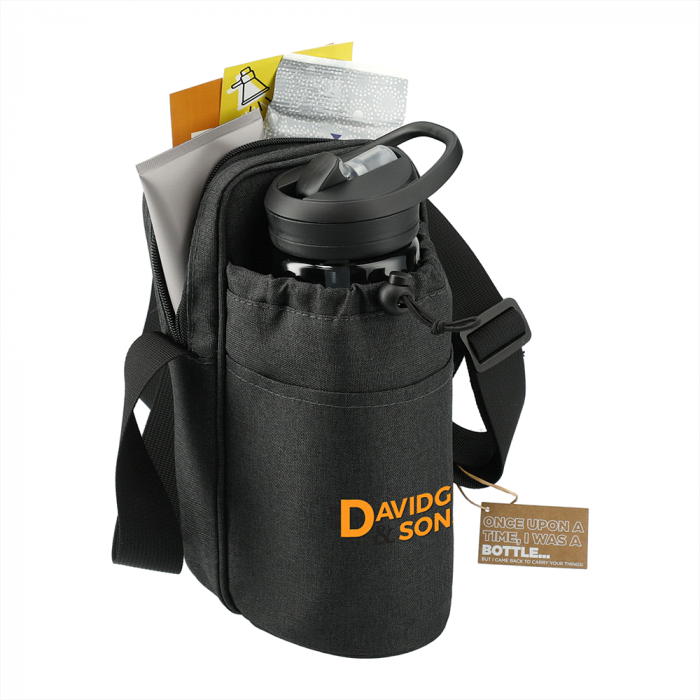 Bullet Traver RPET Adjustable Bottle Sling Cooler w/ Pouch
