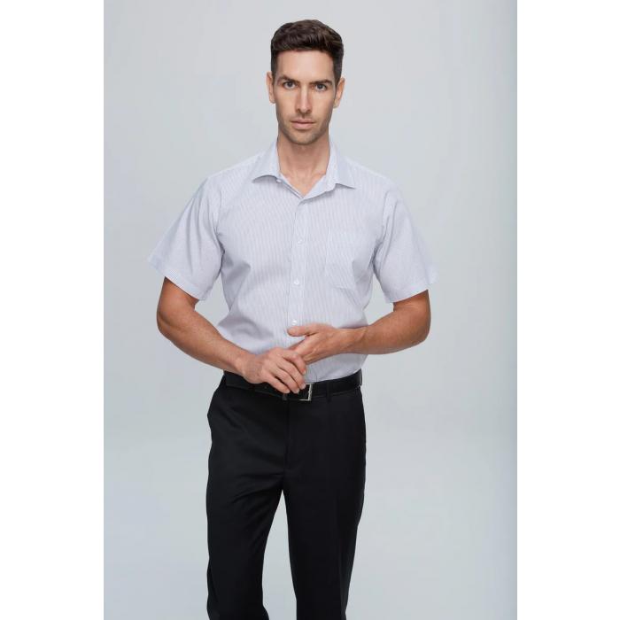 Henley Mens Shirt Short Sleeve