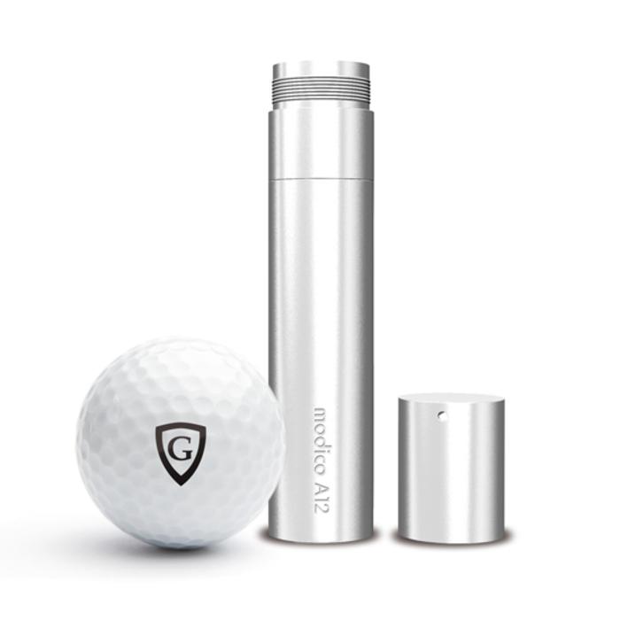 Modico A12 golf ball stamp black 12mm round imprint