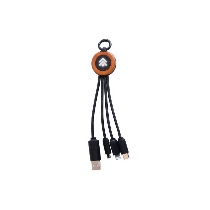 Light Up Charging Cable - Round Shape