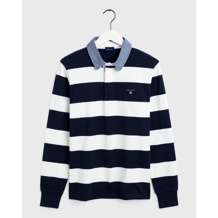 GANT Original Barstripe Heavy Rugger Rugby Jersey
