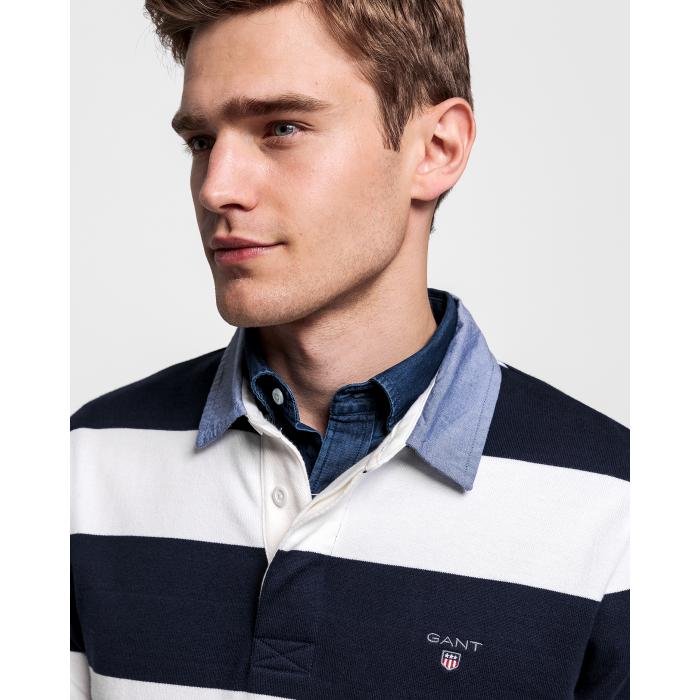 GANT Original Barstripe Heavy Rugger Rugby Jersey