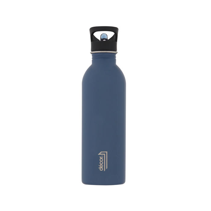 Snap n Seal Straw Cap Stainless Steel Bottle 1L