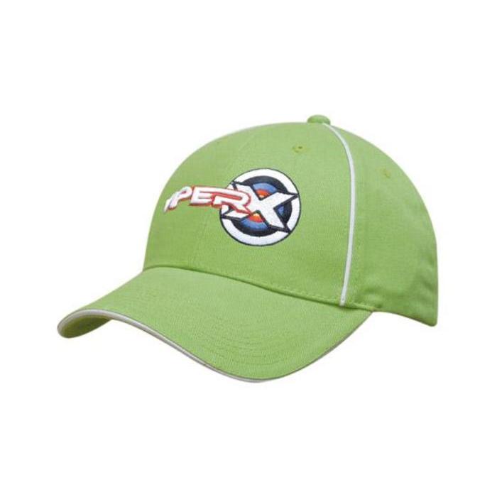Brushed Heavy Cotton Cap with Sandwich to Peak and Front Panels