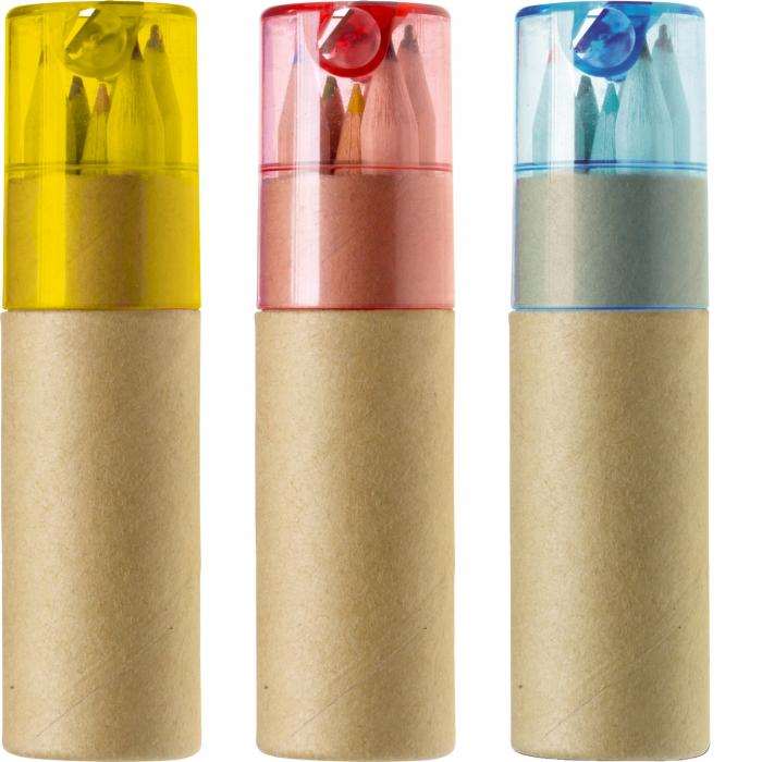 ABS and cardboard tube with pencils Libbie