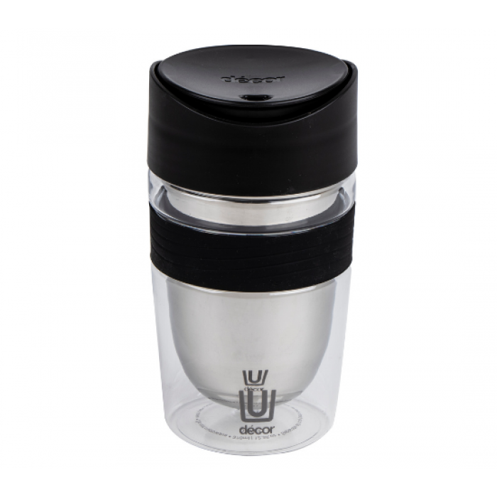 Double Wall Reusable Travel Cup Tritan and Stainless Steel