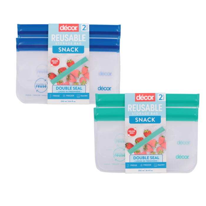 Decor Go Reusable Snack Bag 2PK