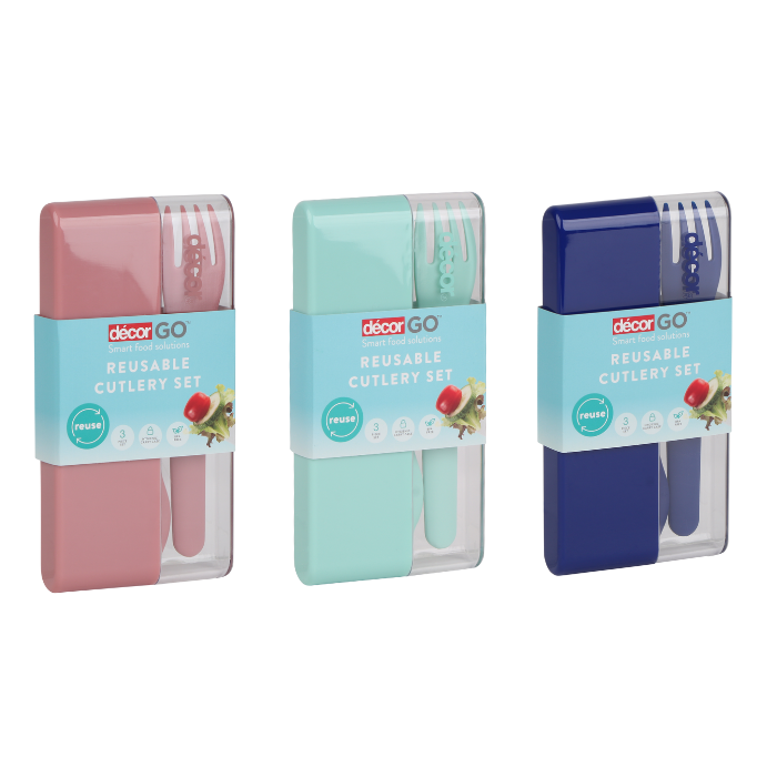 Custom Printed Promotional Decor Go Reusable Cutlery Set NZ Custom Gear