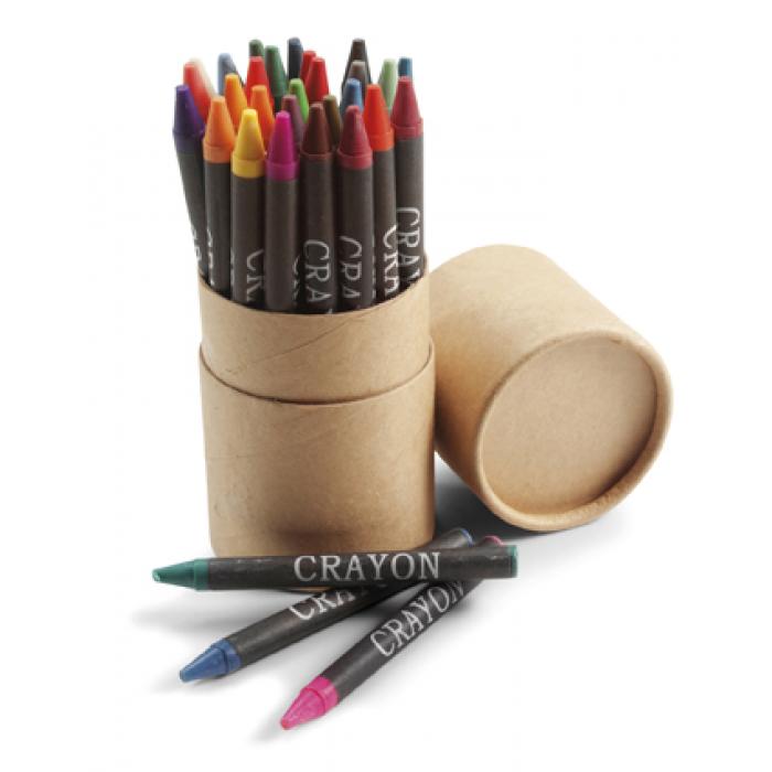 Thirty Piece Crayon Set In Card Container