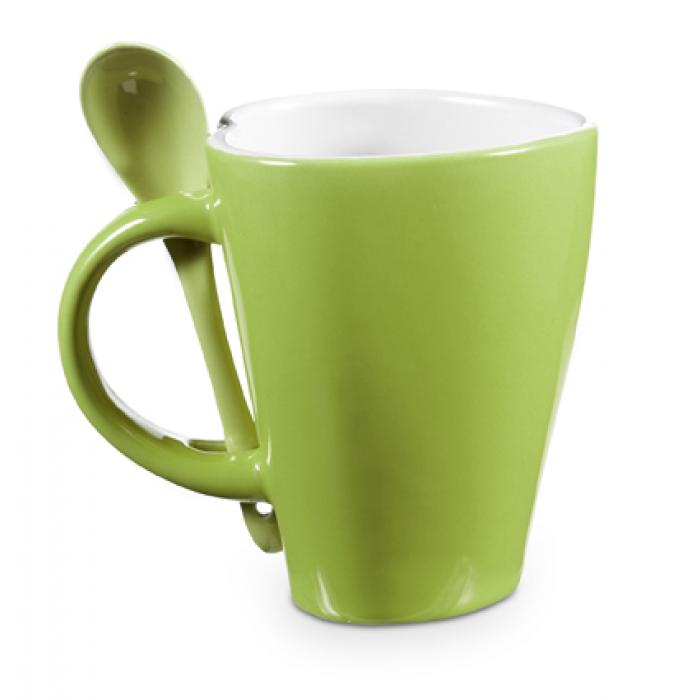 Heart Shaped Porcelain Coffee Mug