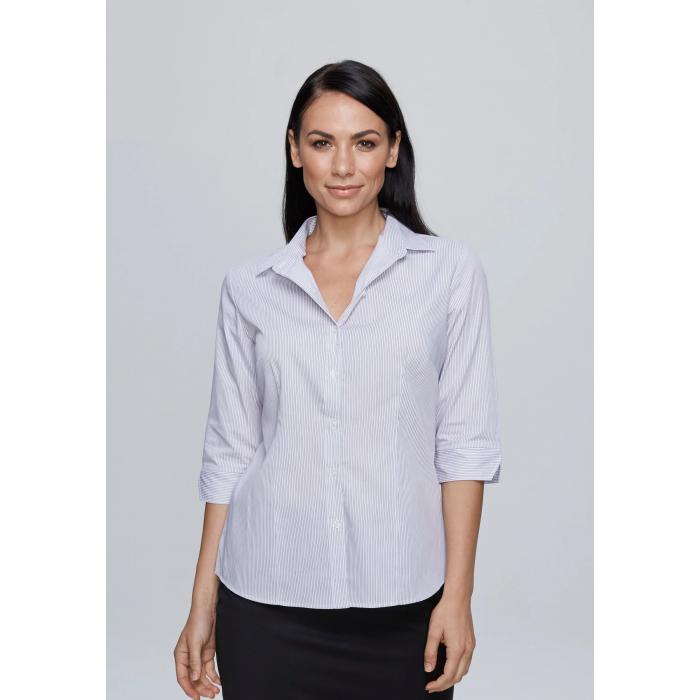 Henley Lady Shirt 3/4 Sleeve