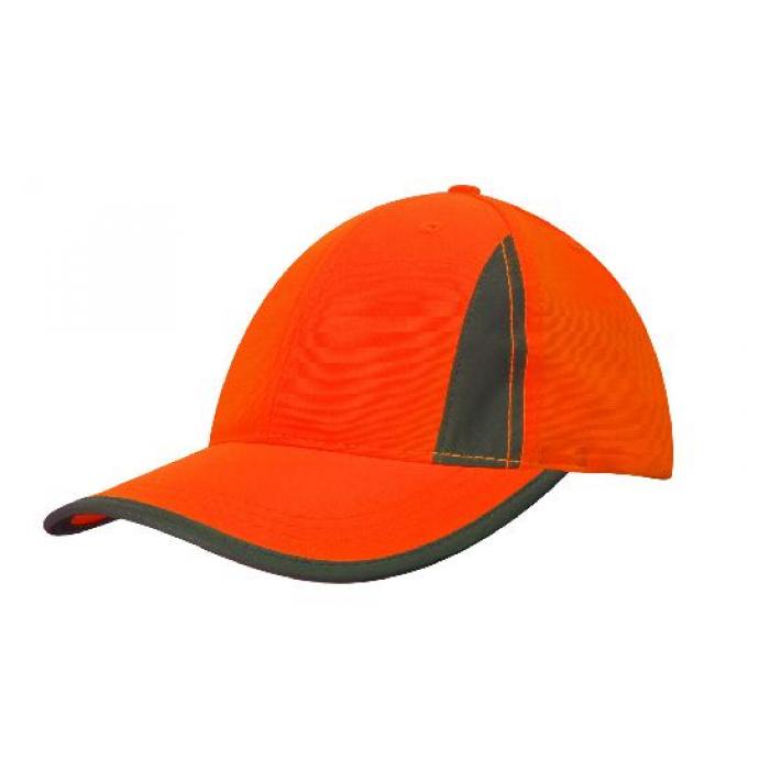 Hi Vis Safety Cap with Reflective Inserts and Trim