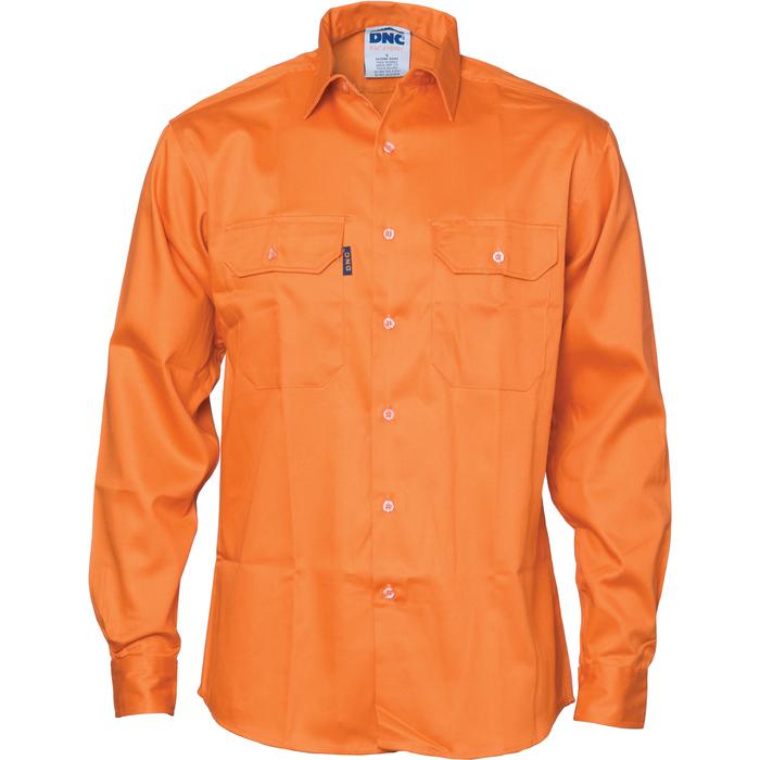 DNC Patron Saint Flame Retardant Drill Shirt, Long Sleeve