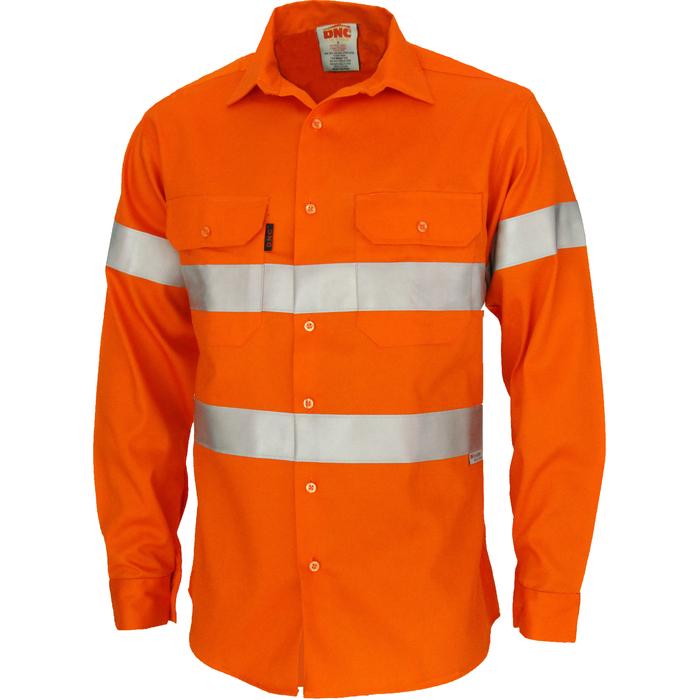 DNC Patron Saint Flame Retardant ARC Rated Taped Shirt with 3M F/R Tape - L/S