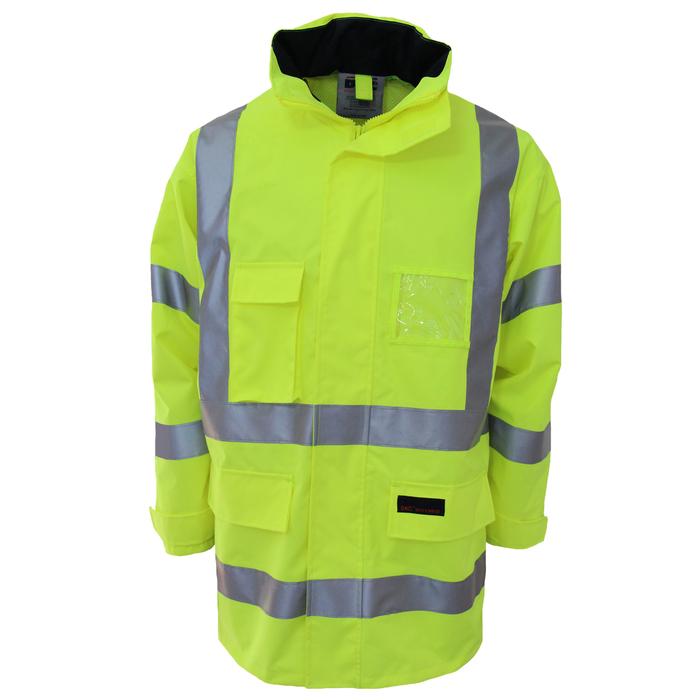 HiVis Breathable Rain Jacket Biomotion tape