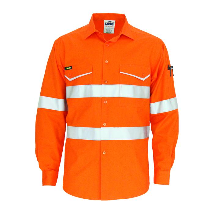 RipStop Cotton Cool Shirt with CSR Reflective Tape Long Sleeve