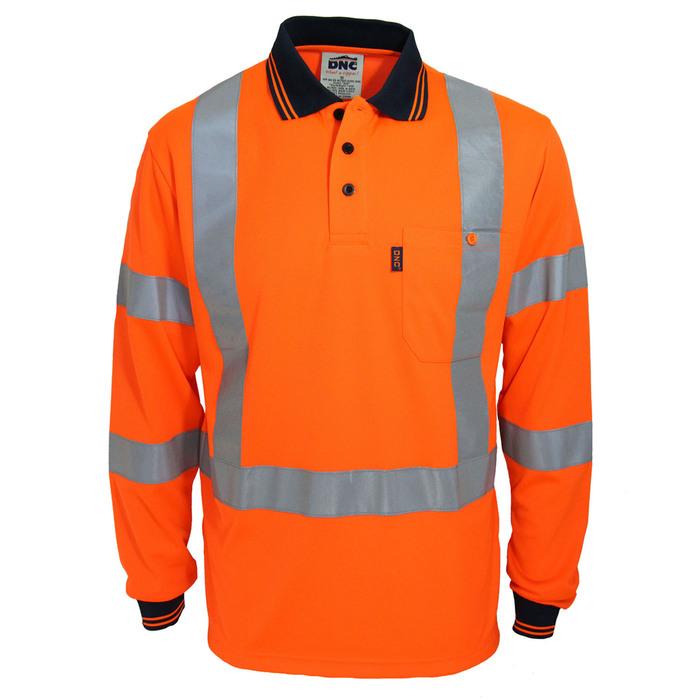 Hi-Vis "X' Back & Bio-motion Taped Polo