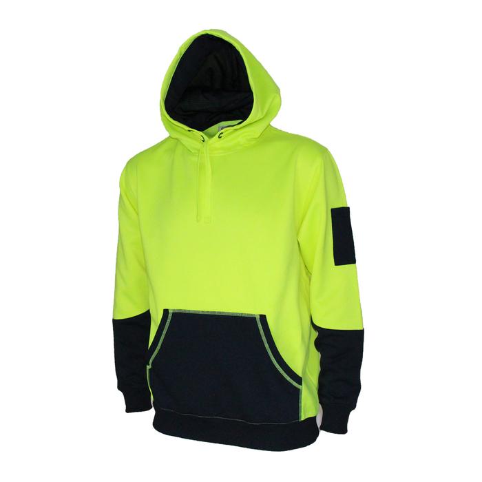 HiVis 2 Tone Super Fleecy Hoodie
