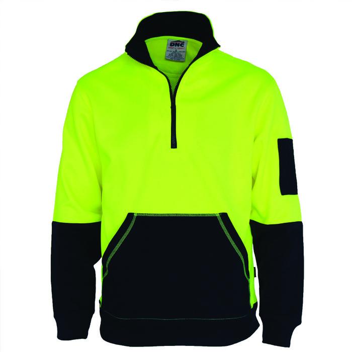 HiVis 1/2 Zip Super Fleecy