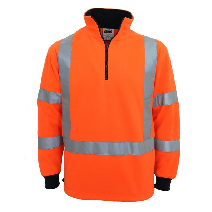 HiVis "X" back & Biomotion taped Polar Fleece