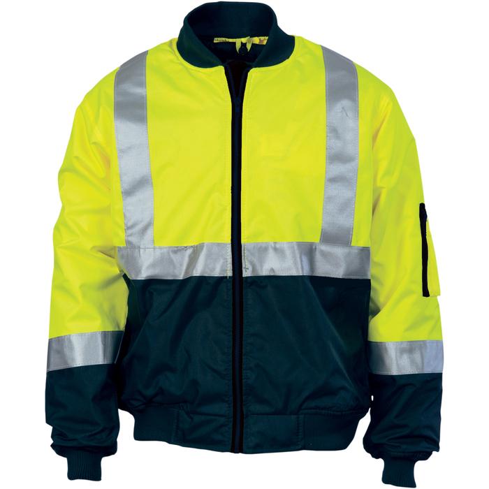 HiVis D/N 2 Tone Bomber Jacket With CSR R/Tape